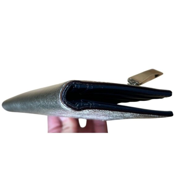 Kate Spade Metallic Gold Leather Bifold Wallet - Picture 7 of 8